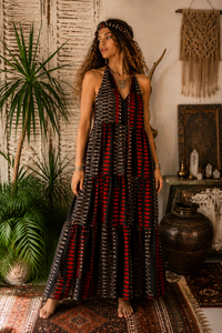 Yindi Cotton Layered Maxi Dress
