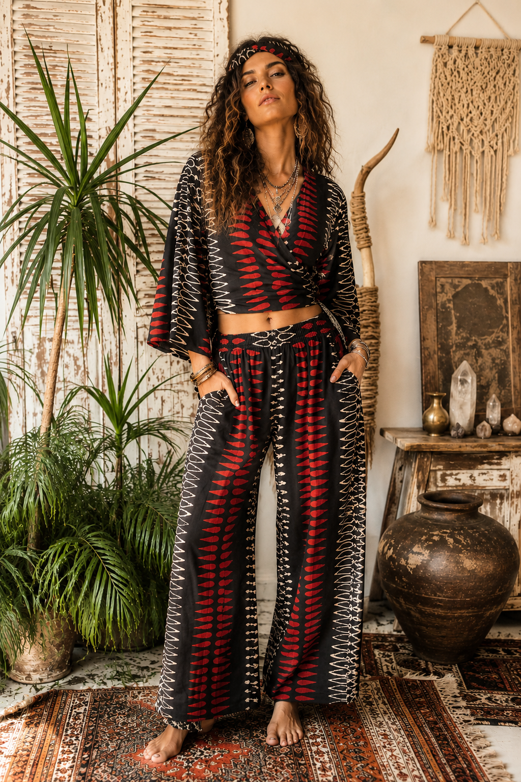 Yindi Cotton Hemi Pant